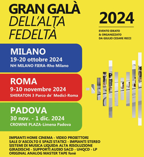 Manger Audio an der Gran Gala Dell’Alta Fedelta in Padua