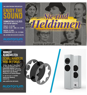 Auditorium & Manger Audio präsentieren: Musik, Menschen, Magie